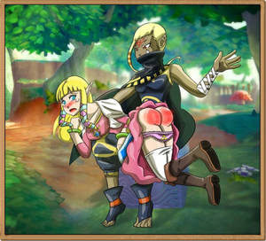 loz link spanking - If Link gets a spanking then Zelda gets a spanking to. LolaASD, the artist