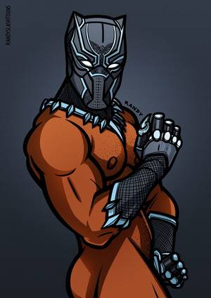 Gay Black Sex Cartoons - Black Panther. Gay ArtSexy ...