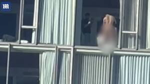 cam couple sex window - Couple are caught cavorting NYC hotel window as in-room photographer  captures 'porn shoot' on film | Daily Mail Online