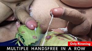 free rim job with ejaculation - Cumpilation of hands free orgasms. Lots of cum, in a row. All while she  rimming his ass - Free Porn Videos - YouPorn