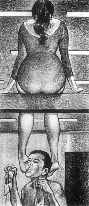 Namio Harukawa Porn - Male lick her Foot By Namio Harukawa