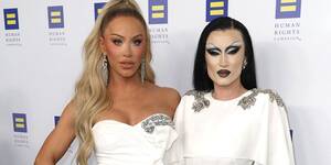 Gigi Love Porn - Gigi Gorgeous & Gottmik Talk Trans Rights on the HRC LA Dinner Red Carpet