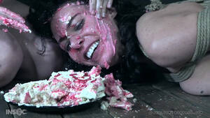 Food Torture Porn - Messy food fetish torture session with tied up slut Vera ... | Any Porn