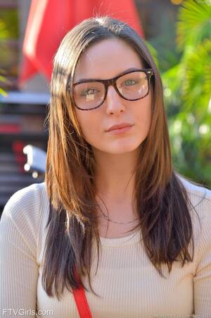 Cute Girl With Glasses Porn - Brooke in Behind The Glasses by FTV Girls | Erotic Beauties