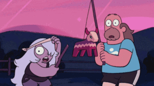 Grag Steven Universe Amethyst Porn - I love that Greg and Amethyst snuck away for a secret piÃ±ata party. Tumblr  Porn