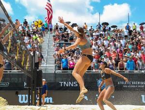 Judy Suns Porn - Scoles, another former USC player win AVP Gold title