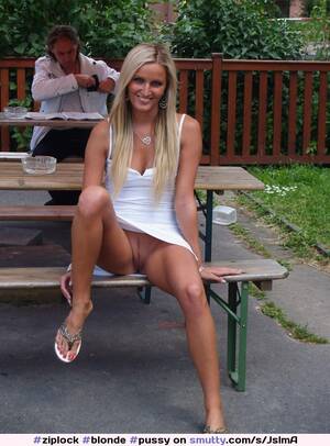 blonde upskirt showing pussy - blonde #pussy #shaved #outdoors #public #flashing #amateur #nopanties # upskirt #showingpussy #lickablepussy | smutty.com