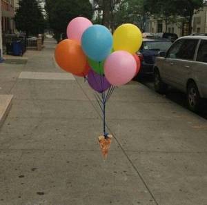 Just Porn No Nude - Just when i thought nothing was going my way I run into a slice of pizza  tied to a bundle of balloons