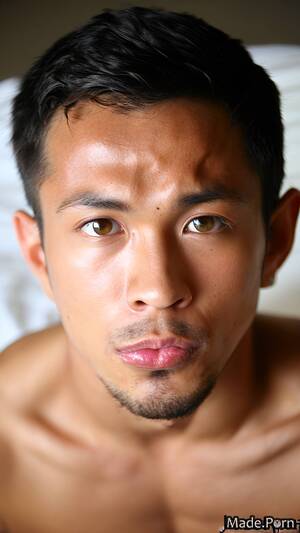 Black Gay Porn Close Up - Porn image of gay muscular close up short hair black hair perfect body 18  created by AI