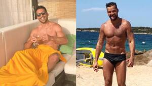 laugh nude beach - Ricky Martin's Reacts to Seeing Miguel Ãngel Silvestre Nude