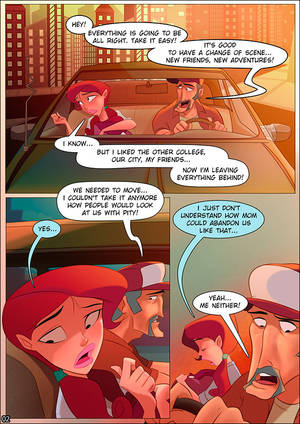 College Interracial Porn Comic - ... College Perverts - The first day of class - page 2 ...