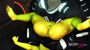 Green Alien Girl Porn - Alien sex in a starship. Female green alien gets fucked by a big monster by  SciFi-X | Faphouse
