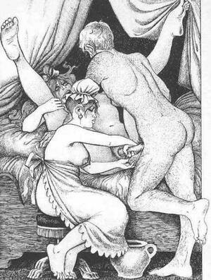 Bisexual Sex Drawings - Bisexual Erotic Art Drawings - XXGASM
