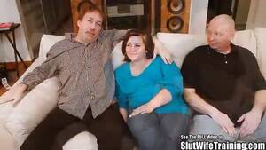 chubby slut wife threesome - Chubby Slut Wife Threesome Fuck 2 Cocks - BUBBAPORN.COM