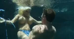 big tit sex in pool - Big Boob Blonde Underwater Fuck In Pool Porn Video
