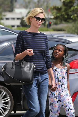 Charlize Theron Being Fucked - Celebrity Kids: Charlize Theron and son Jackson