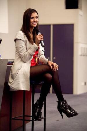 Nina Dobrev Pussy Porn - Clatto Verata Â» 'Vampire Diaries' Stars Ian Somerhalder, Nina Dobrev, & the  Guy Who Isn't Ian Somerhalder Meet Fans in Australia! - The Blog of the Dead