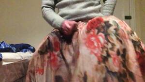 Hoop Skirt Porn - Wanking and cumming in my soft flowy skirt with hoopskirt watch online