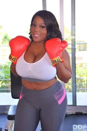 big black boobs boxing - Voluptuous Personal Trainer: Big Black Tits Fucked Hard - Pichunter