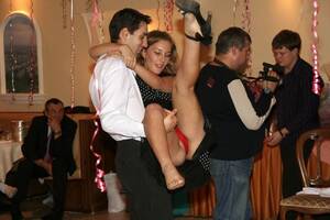 drunk wedding upskirt - MILF upskirt while dancing at a wedding reception somewhere