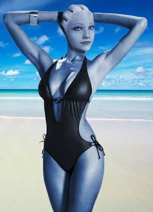Mass Effect Asari Swimsuit Porn - Liara T'Soni. Virtual InsanityMass EffectVideo ...