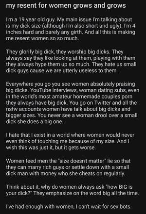 huge dick think - Size Doesn't Matterâ€ : r/justneckbeardthings