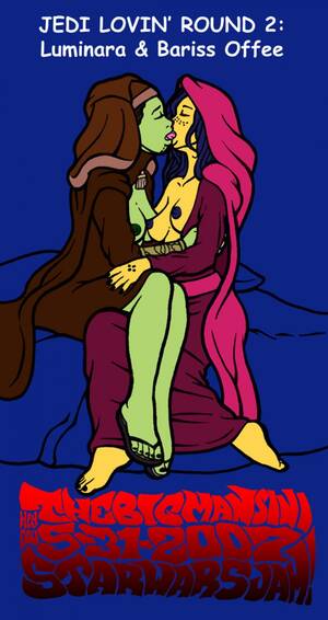 jedi star wars lesbian porn toons - Jedi lovin â€“ round 2: Luminara vs Bariss Offee â€“ Star Wars Porn