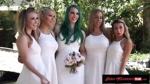 lesbian orgy wedding - Real wedding orgy of perverted bride, groom and their friends