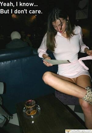 knickers upskirt captions - upskirt no panties captions, memes and dirty quotes on HotwifeCaps