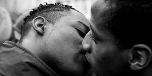 Asian Kiss Man - black men kissing