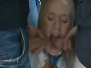 asian guy blonde bus - 