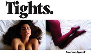 American Apparel Sexualized Ads - Or this ad with the headline \