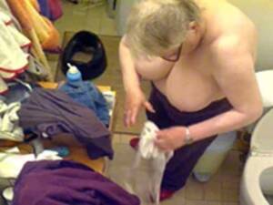 bbw granny spy cam - Fat granny gets dressed in hidden cam footage - voyeur porn at ThisVid tube