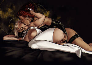 Emma Frost Lesbian Sex Comic - Rule 34 - dima ivanov emma frost face grab fingering hand on head jean grey  kissing lesbian sex marvel marvel comics two fingers in pussy x-men yuri |  7393526
