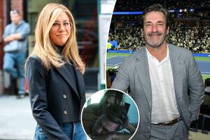 Jennifer Aniston Porn Fuck - Jennifer Aniston, Jon Hamm have steamy sex scene in 'The Morning Show'