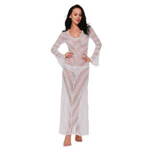 Elegant Exotic Porn - 2016 Porn Women Costumes Sexy Maxi Dress Underwear White Transparent Erotic  Lingerie Lace Exotic Dancewear Elegant