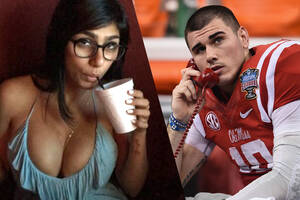 Mississippi Quarterback Porn Star - Porn star Mia Khalifa shames Ole Miss QB privately, then publicly
