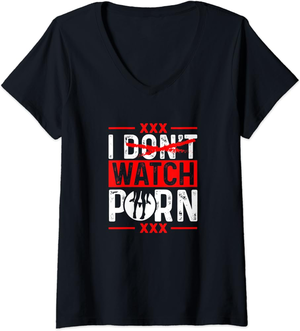 naughty - Amazon.com: Womens Watch Porn Funny Naughty Gift for Erotic Singles V-Neck  T-Shirt : Clothing, Shoes & Jewelry