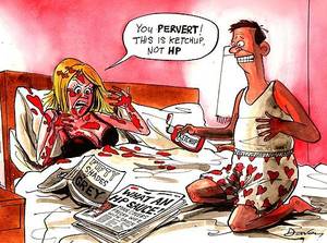 50 Shades Of Grey Hub - CARTOON