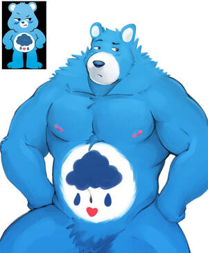 Care Bears Cartoon Porn - 74661 - safe, artist:kajin-sama, grumpy bear (care bears), bear, fictional  species, mammal, anthro, semi-anthro, care bears, care bears: unlock the  magic, 2021, anthrofied, bara, blue body, blue fur, care bear, fluff, fur,