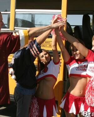 cheerleader upskirt on bus - Three slutty cheerleaders starting a fervent orgy in the school bus Porn  Pictures, XXX Photos, Sex Images #2521706 - PICTOA