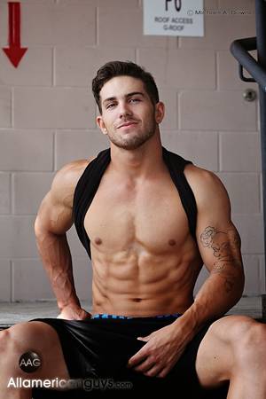 All American Guys Models Porn - Dylan Powell, bodybuilder and fitness model, by Michael A. Downs for  AllAmericanGuys