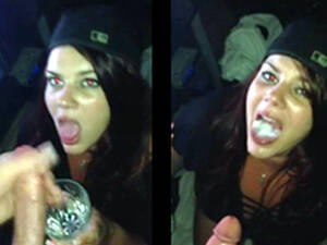 amateur girlfriend swallow - Ex-girlfriend swallows his huge cum load