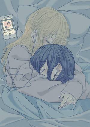 hentai lesbians hugging - I want you to hold me into your chest while you praise me as we cuddle  after rough sex free hentai porno, xxx comics, rule34 nude art at  HentaiLib.net