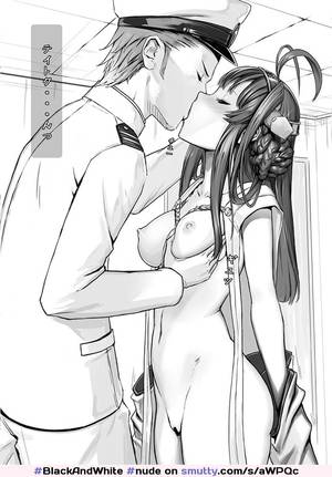 Anime Porn Kiss - #BlackAndWhite #nude #naked #kiss #kissing #anime #hentai #captain #admiral  #grope #ecchi #drawing #drawn