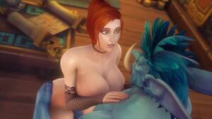 3d Troll Sex - Assumi x troll thighjob; buttjob; masturbation; stockings; big boobs; 3d  sex porno hentai; (#2; part 2) [world of warcraft] porn video on BrownPorn