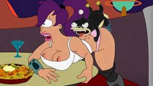 fat futurama nude - Futurama XXX Cartoon - Amy Wong & Turanga Leela Fucked in Club