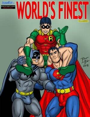 classic group porn cartoons - World's Finest Classic - group porn comics | Eggporncomics