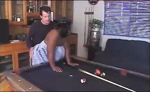 ebony fucked on pool table - Sexy Busty Ebony BBW Sweet Velvett Gets Fucked On Pool Table | xHamster