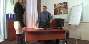 bad secretary punished - Bad secretary punished by spanking and anal sex - Tnaflix.com